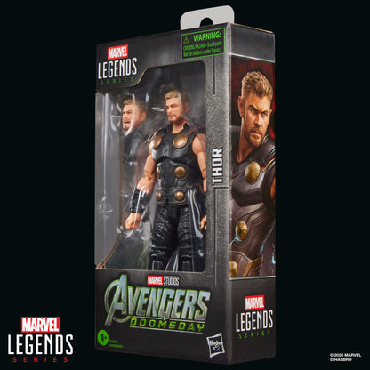 Thor Avengers Doomsday Marvel Legends 6-Inch Figure — Package Side View with Box Art