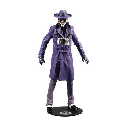 Joker The Comedian DC Multiverse 7-Inch Figure — Front View on DC Logo Display Base