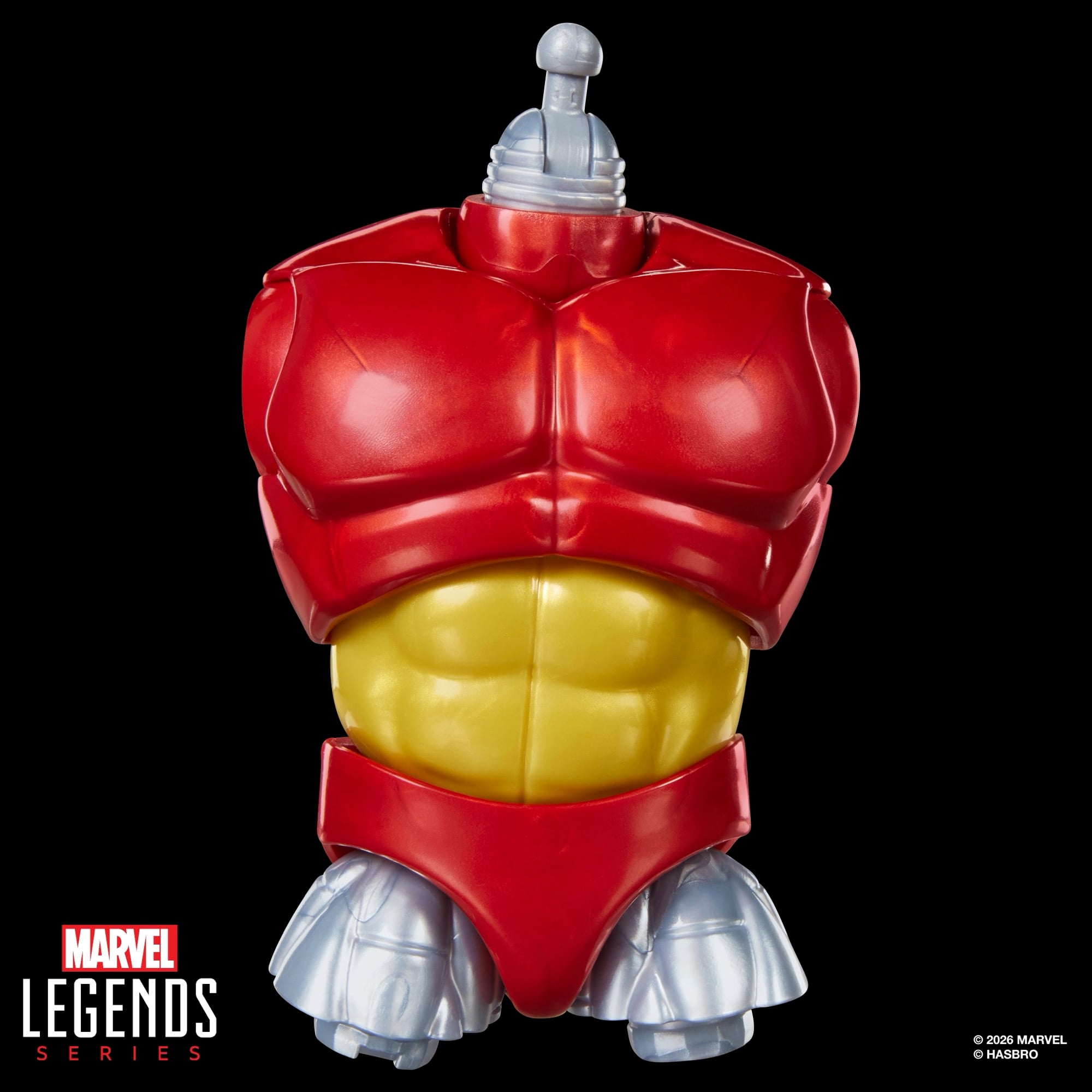 Marvel's Box Build-A-Figure Torso BAF Piece — Front Detail Close-Up