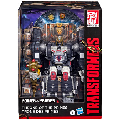 Optimal Optimus Power of the Primes — Package Front Close-Up with Halo of Primus Wheel Detail