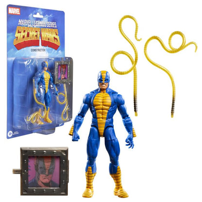 Constrictor Secret Wars Marvel Legends — Package Front with Figure and All Accessories