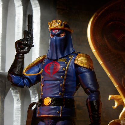 Cobra Commander Classified Series 6-Inch Figure — Figure Detail Close-Up Crown and Pistol Upper Body