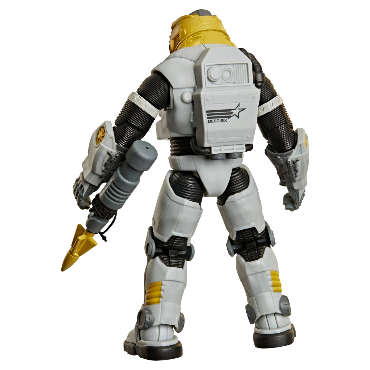 Deep Six G.I. Joe Classified Series 6-Inch Figure — Back View on White Background Showing Suit Detail