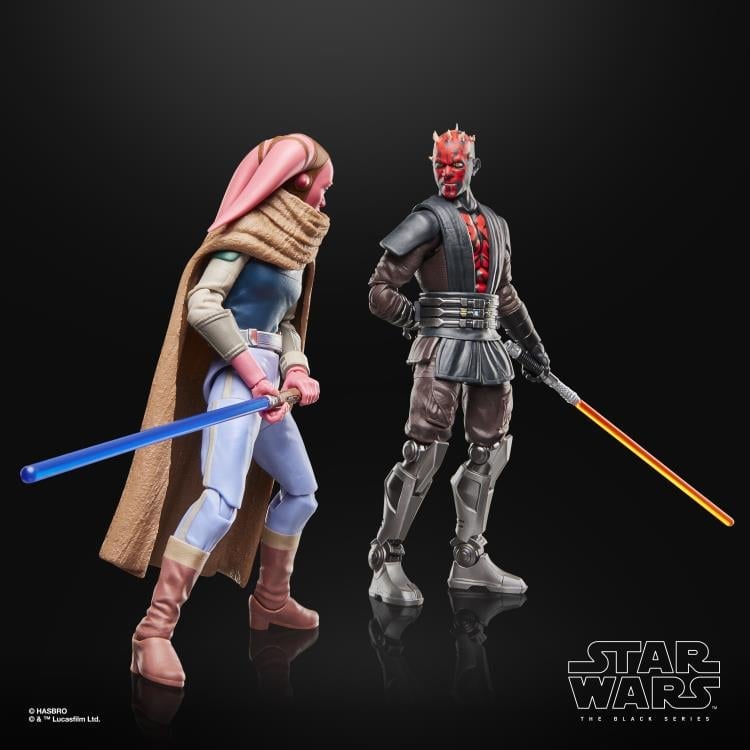 Maul Shadow Lord Black Series 6-Inch Figure — Scale Comparison with Devon Izara Figure