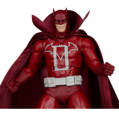 Knight Terrors Batman DC Multiverse 7-Inch — Figure Detail Close-Up Showing Chest Symbol and Cape
