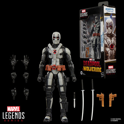 Deadpool Concept Art Marvel Legends 6-Inch Figure — Contents Display with Packaging Box