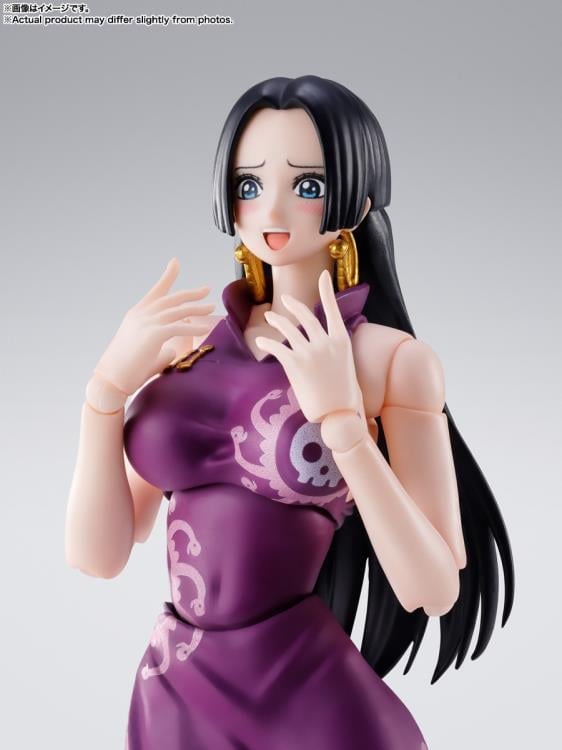Boa Hancock Marineford S.H.Figuarts 6-Inch Figure — Interchangeable Expression Parts Close-Up