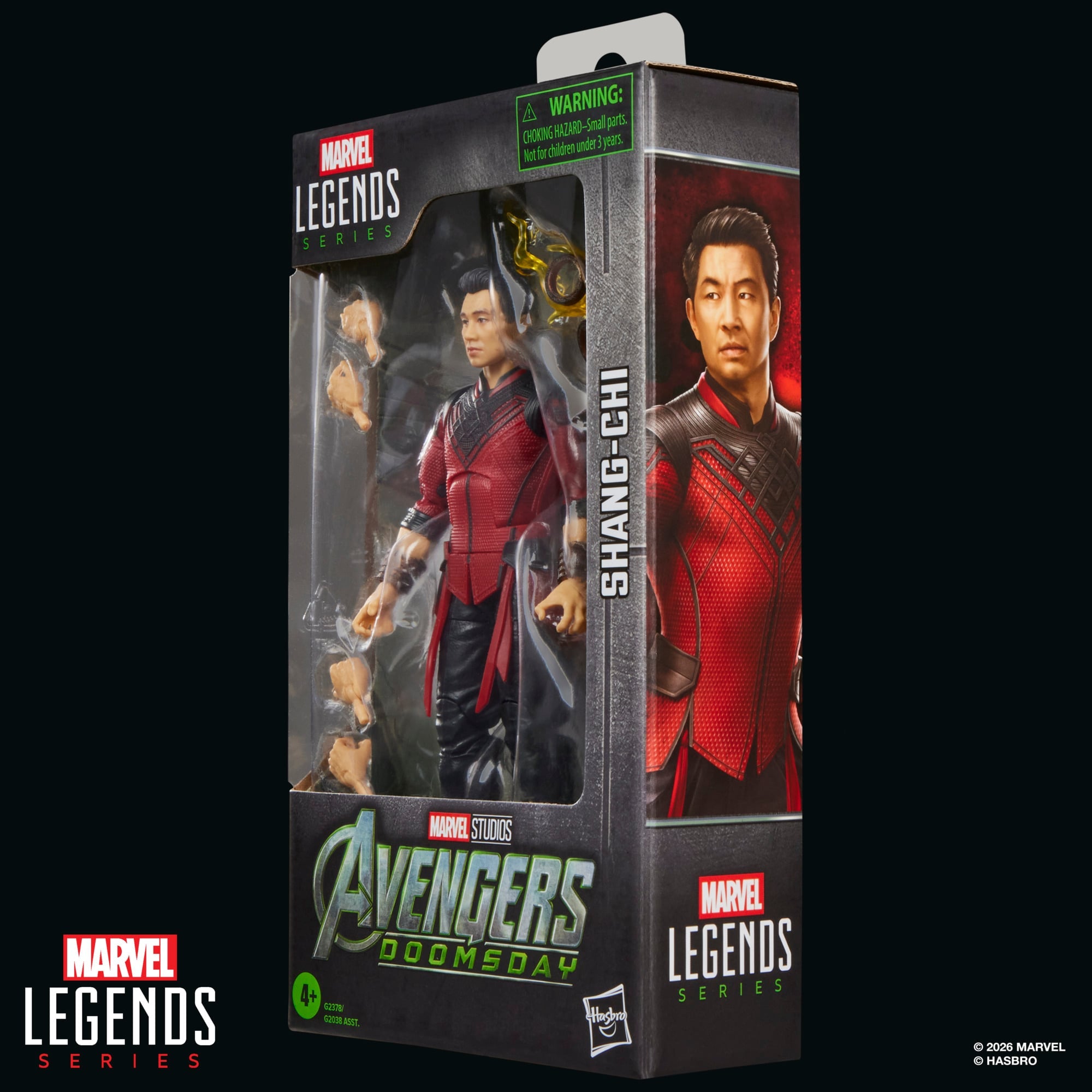 Shang-Chi Avengers Doomsday Marvel Legends — Package Side View with Character Art