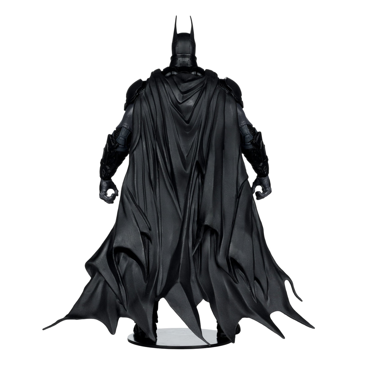 Batman Arkham Knight DC Multiverse 7-Inch Figure — Back View Showing Full Fabric Cape