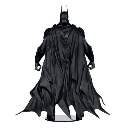 Batman Arkham Knight DC Multiverse 7-Inch Figure — Back View Showing Full Fabric Cape