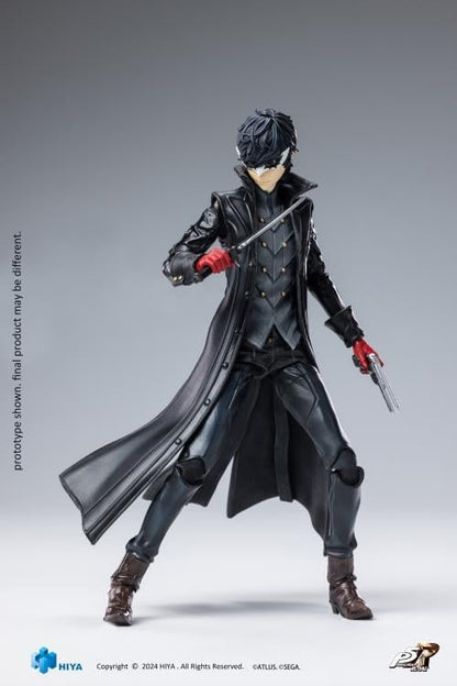 Joker Persona 5 Exquisite Basic 6-Inch Figure — Articulation Pose Dual Weapon Stance with Mask