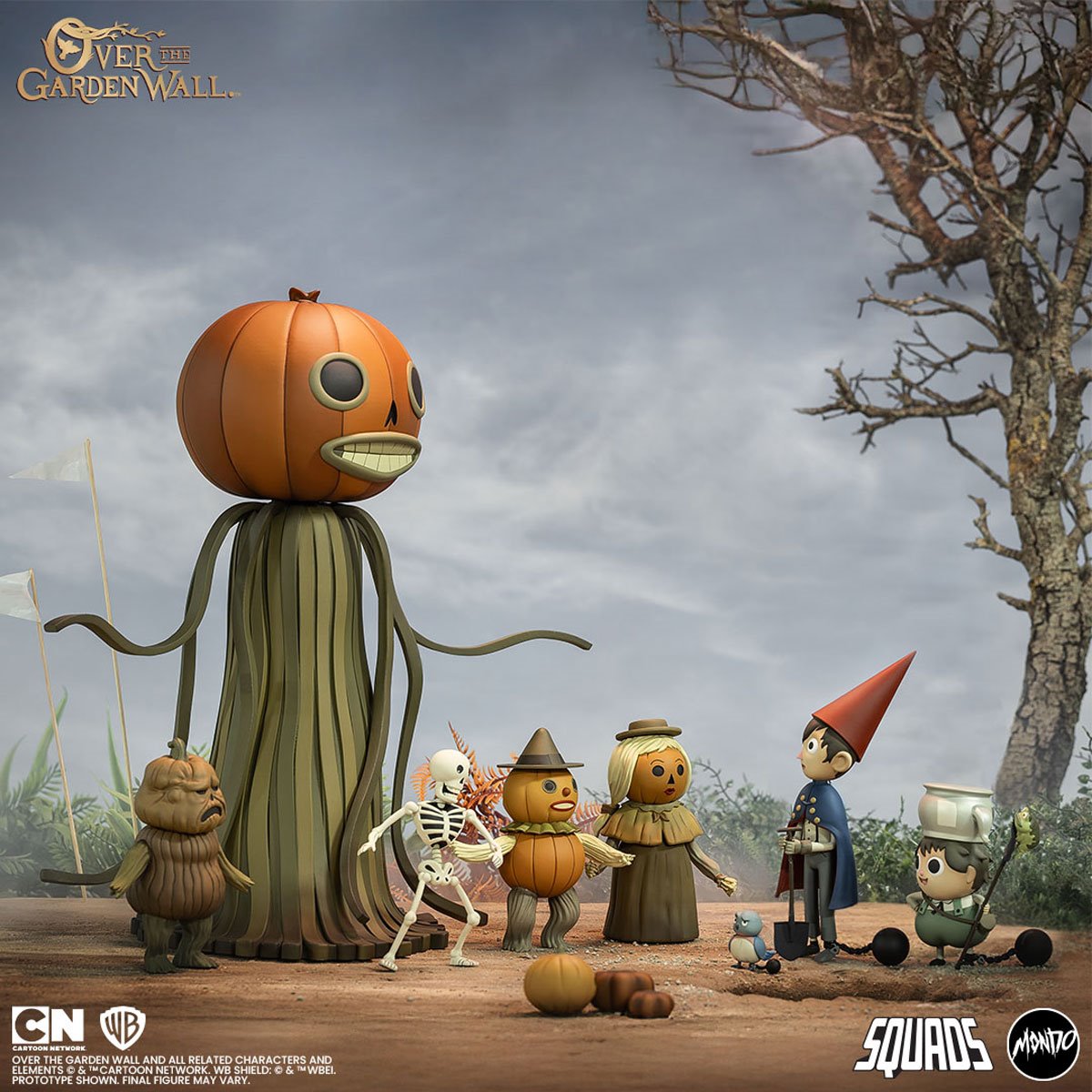 Over the Garden Wall Chapter 2 Figure Set — Full Cast Outdoor Scene with Wirt and Greg