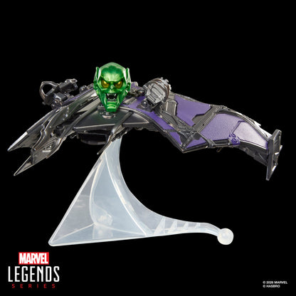 Green Goblin Marvel Legends 6-Inch Glider — Masked Head Placed on Glider Side View