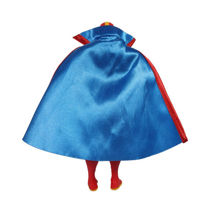 Red Tornado DC Super Powers 4.5-Inch Figure — Back View Showing Satin Blue Cape Detail