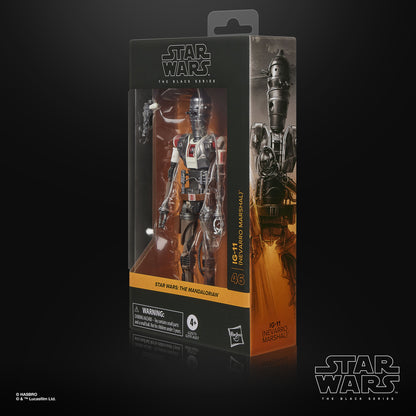 IG-11 Nevarro Marshal Black Series 6-Inch Figure — Package Side View with Character Art