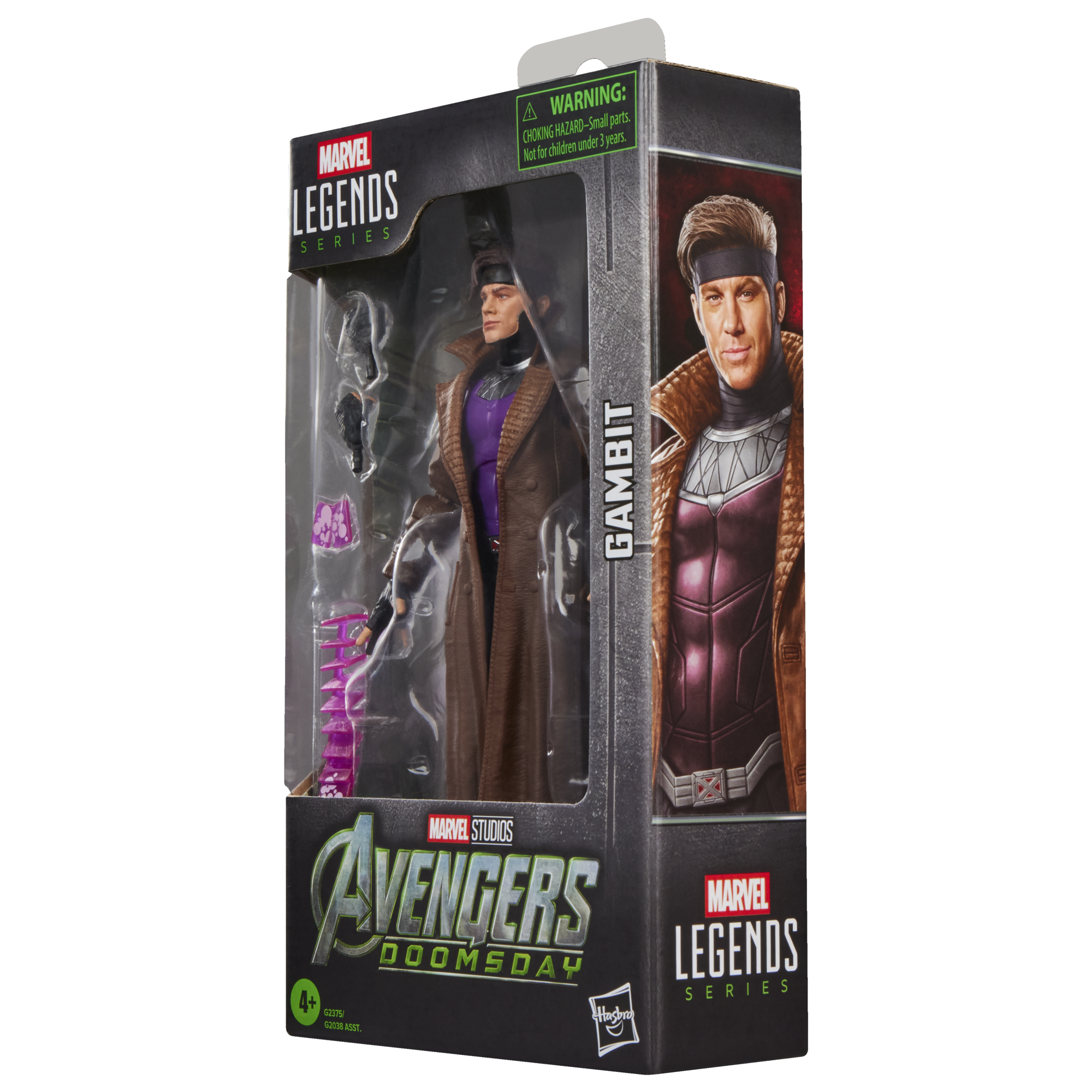 Gambit Marvel Legends Avengers Doomsday — Package Side with Character Art