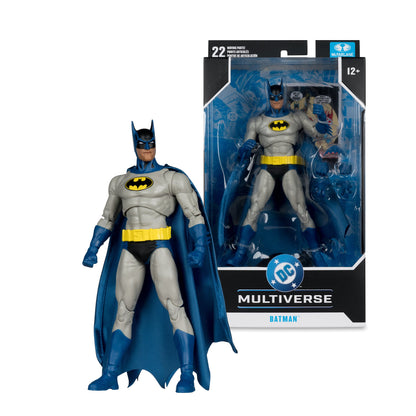 Batman World's Finest DC Multiverse 7-Inch Figure — Figure with Packaging Side by Side