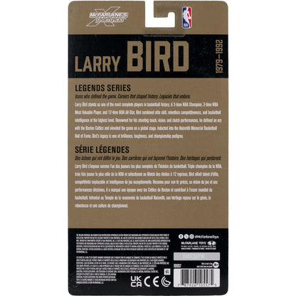 Larry Bird NBA SportsPicks Legends 6-Inch Figure — Package Back Detail