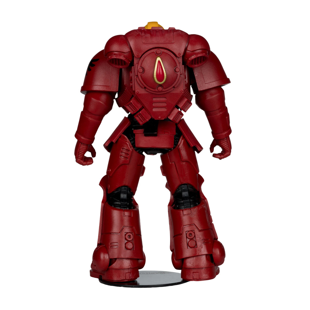 Blood Angels Infernus Marine Warhammer 40K 7-Inch Figure — Back View Showing Jump Pack Port