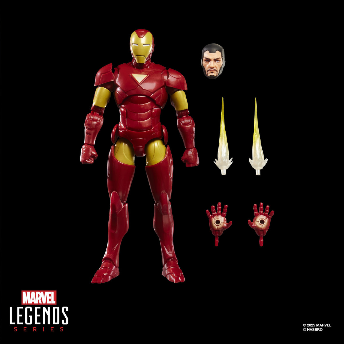 Iron Man Extremis Marvel Legends 6-Inch Figure — Accessories Included Display