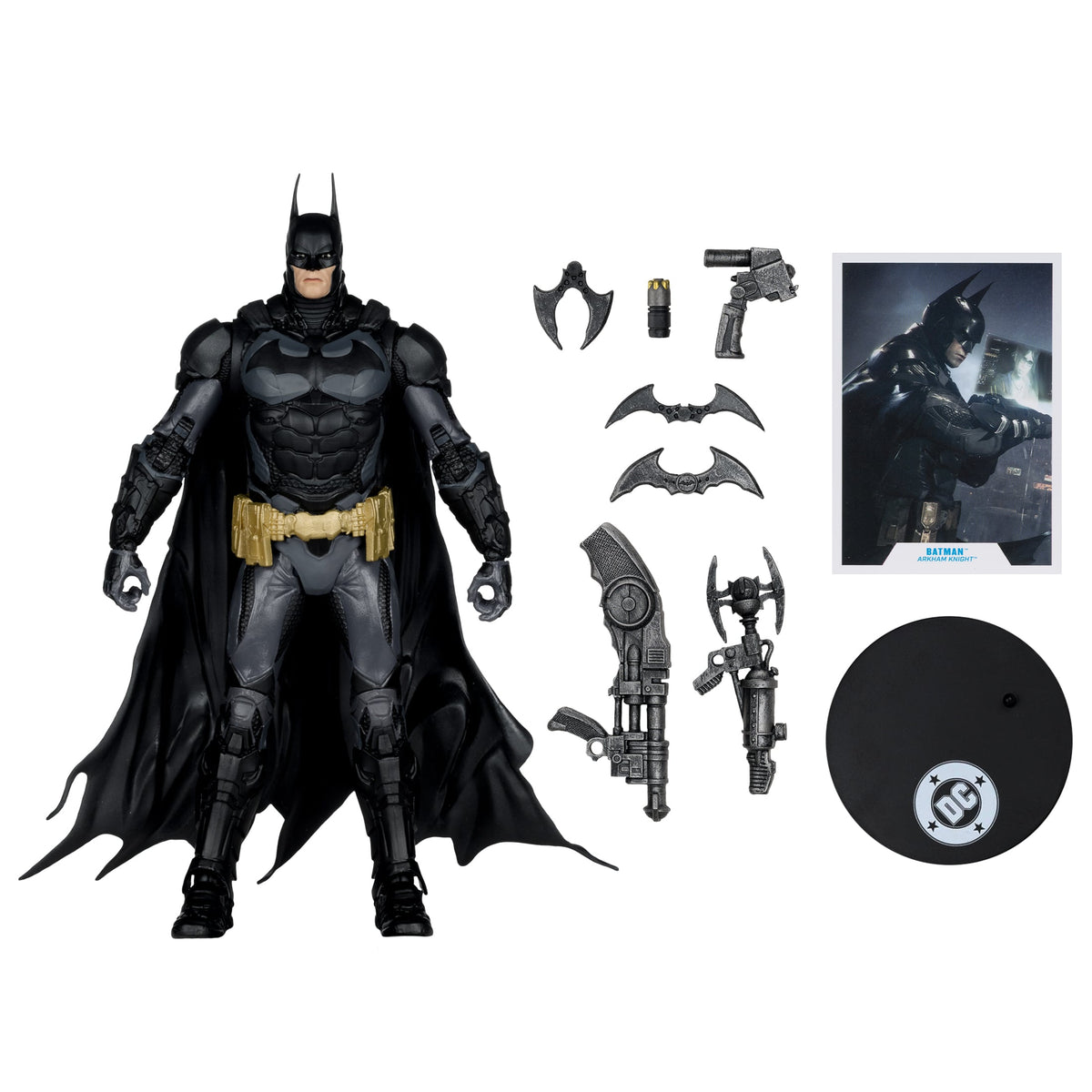 Batman Arkham Knight DC Multiverse 7-Inch Figure — Accessories Included Display with Art Card and Base
