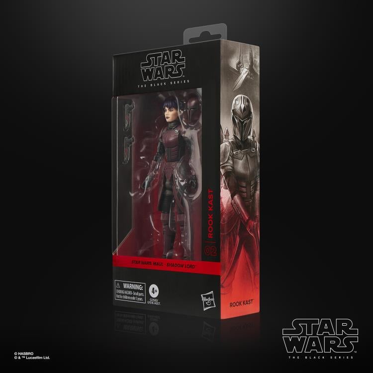 Rook Kast Black Series 6-Inch Figure — Box Art Close-Up Side Panel Maul Shadow Lord Art