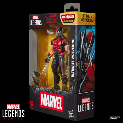 Ultimate Wolverine Marvel Legends 6-Inch Figure — Package Side View with Comic Art Panel