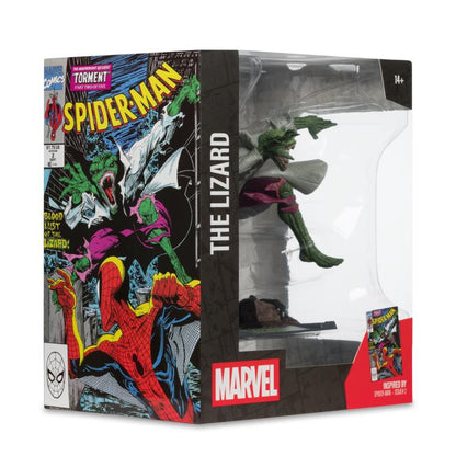 The Lizard McFarlane Marvel 1/10 Scale Figure — Box Side Spider-Man #2 Cover Art