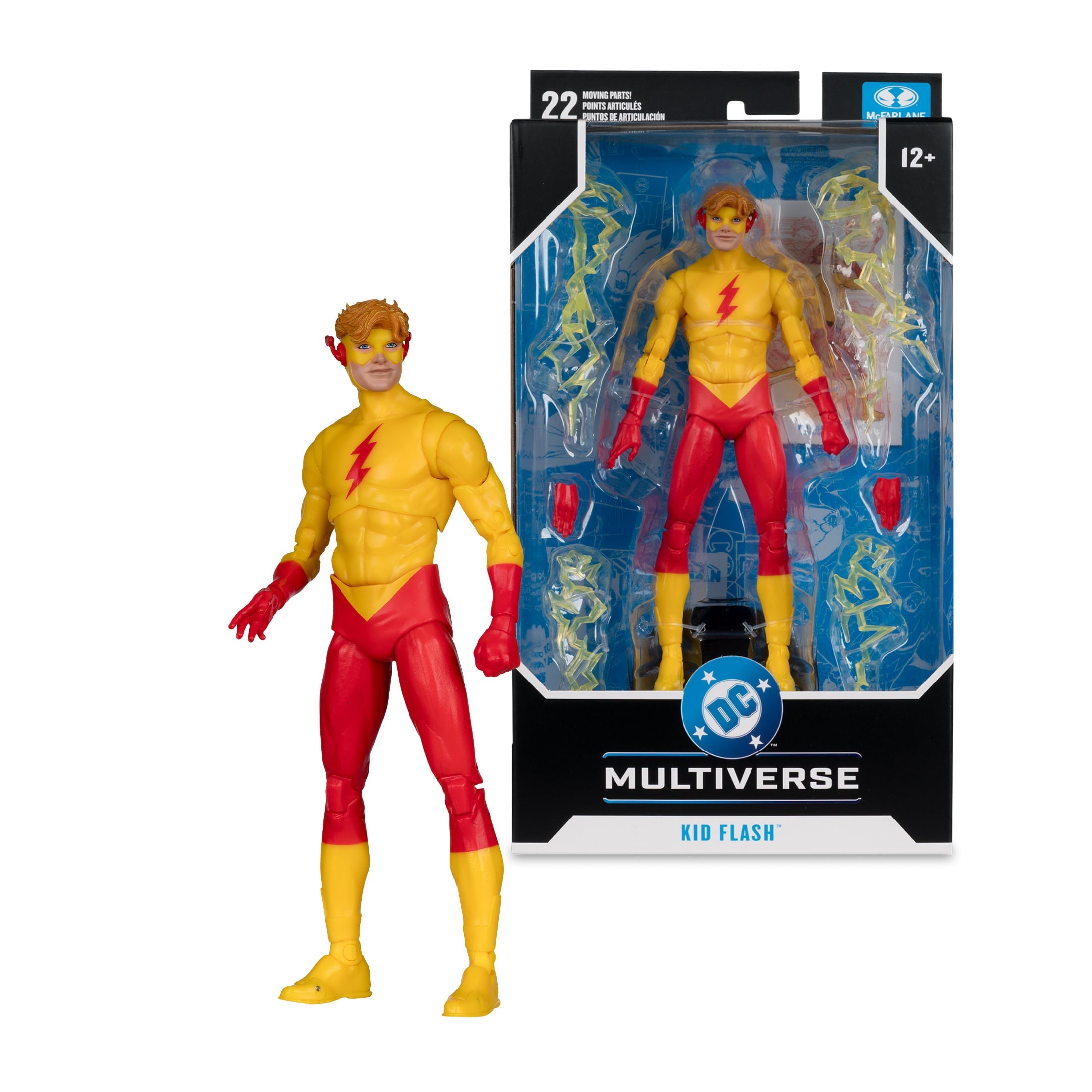 Kid Flash DC Classic Multiverse 7-Inch Figure — Out of Box Next to Sealed Package