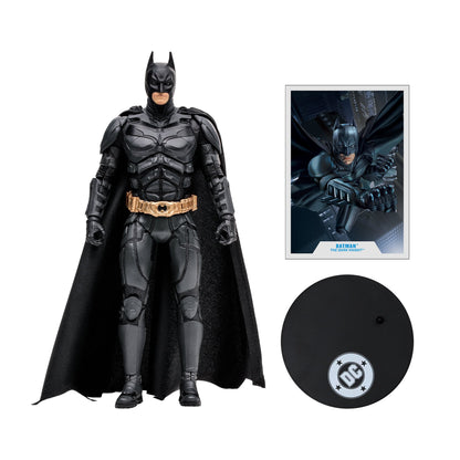 Batman Dark Knight DC Multiverse 7-Inch Figure — Accessories Included Art Card and DC Figure Base