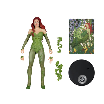 Poison Ivy DC Multiverse Collector Edition 7-Inch Figure — Contents Display with Vines, Hands, Art Card and Base