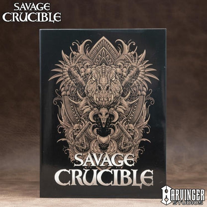 Ko'Mo of the Isles Savage Crucible 6-Inch Figure — Box Art Close-Up Front Panel