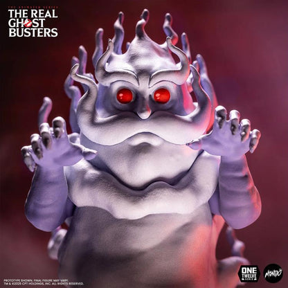 Hearse Ghost Real Ghostbusters Mondo 1/12 — Front Detail Close-Up with Red Eyes