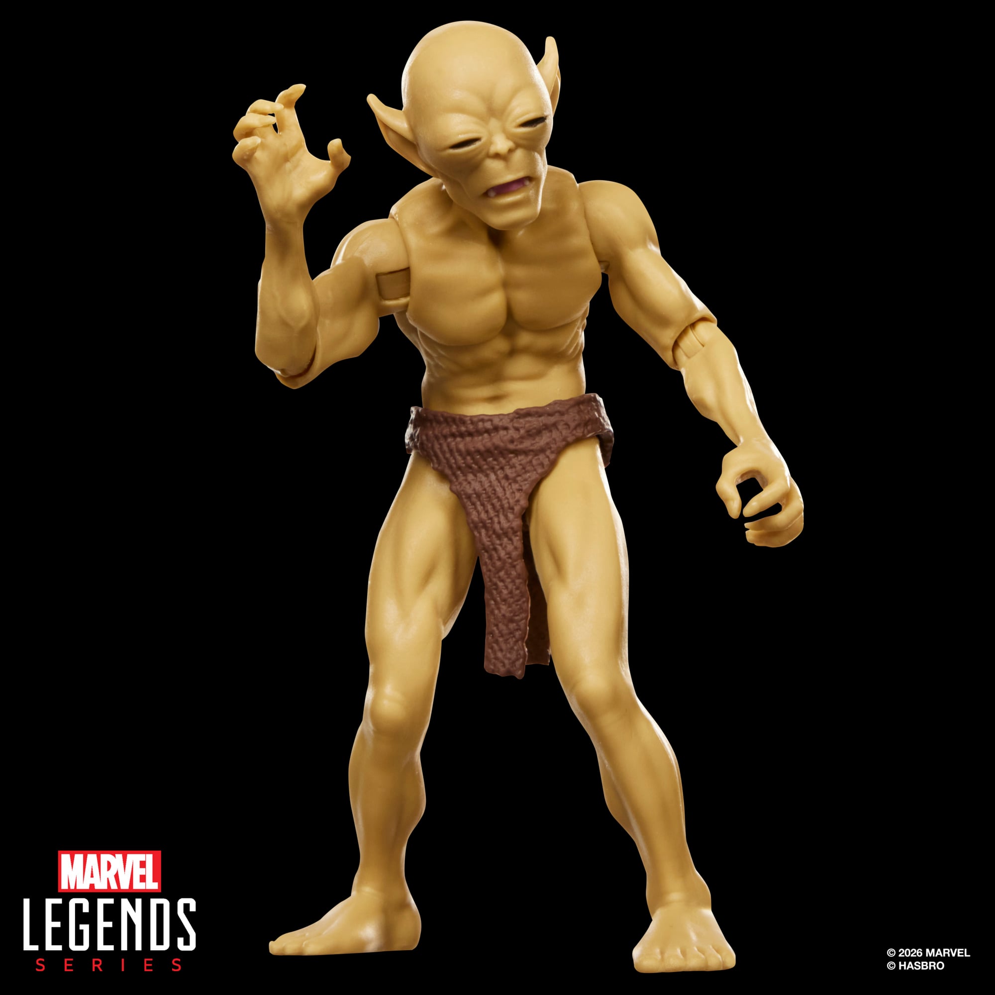 Moloid Marvel Legends Figure — Front View Bare Head Sculpt Standing Pose