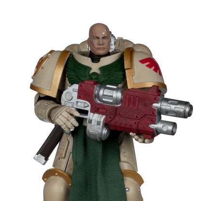 Dark Angels Sternguard Veteran Warhammer 40K 7-Inch Figure — Alternate Head and Combi-Melta Close-Up