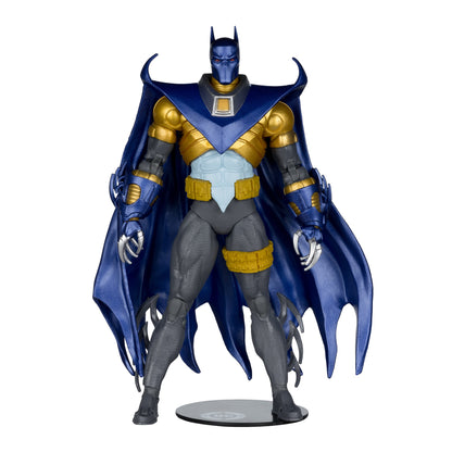 Azrael Batman Armor DC Multiverse 7-Inch Action Figure — Front View on Figure Stand