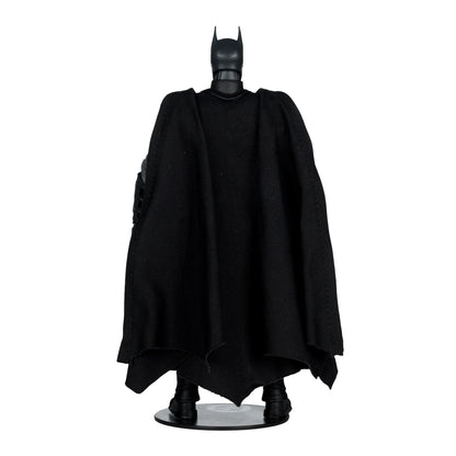 Batman 2022 DC Multiverse 7-Inch Deluxe Theatrical Edition Figure — Back View Showing Fabric Cape
