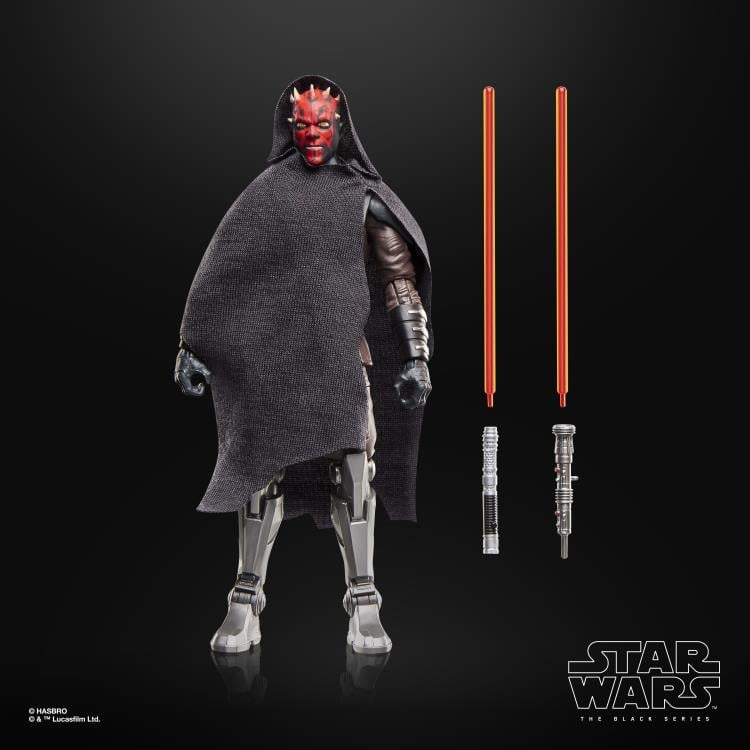 Maul Shadow Lord Black Series 6-Inch Figure — Accessories Included Blades and Handles Display