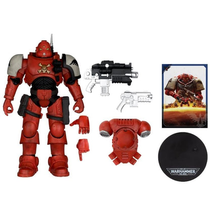 Blood Ravens Infiltrator Warhammer 40K Dawn of War IV 7-Inch Figure — Accessories Included
