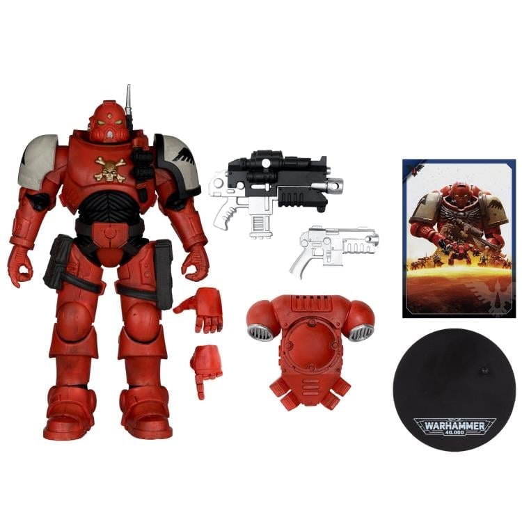 Blood Ravens Infiltrator Warhammer 40K Dawn of War IV 7-Inch Figure — Accessories Included