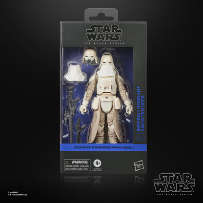 Imperial Remnant Snowtrooper Black Series 6-Inch — Box Art Front View Window Packaging