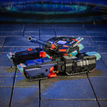 Megazarak Age of the Primes Leader Class — Tank Mode Side View with Turret
