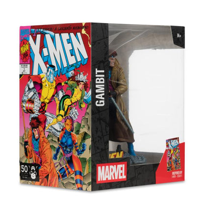 Gambit Marvel Comics 1/10 Scale Statue — Package Side View X-Men #1 Box Art