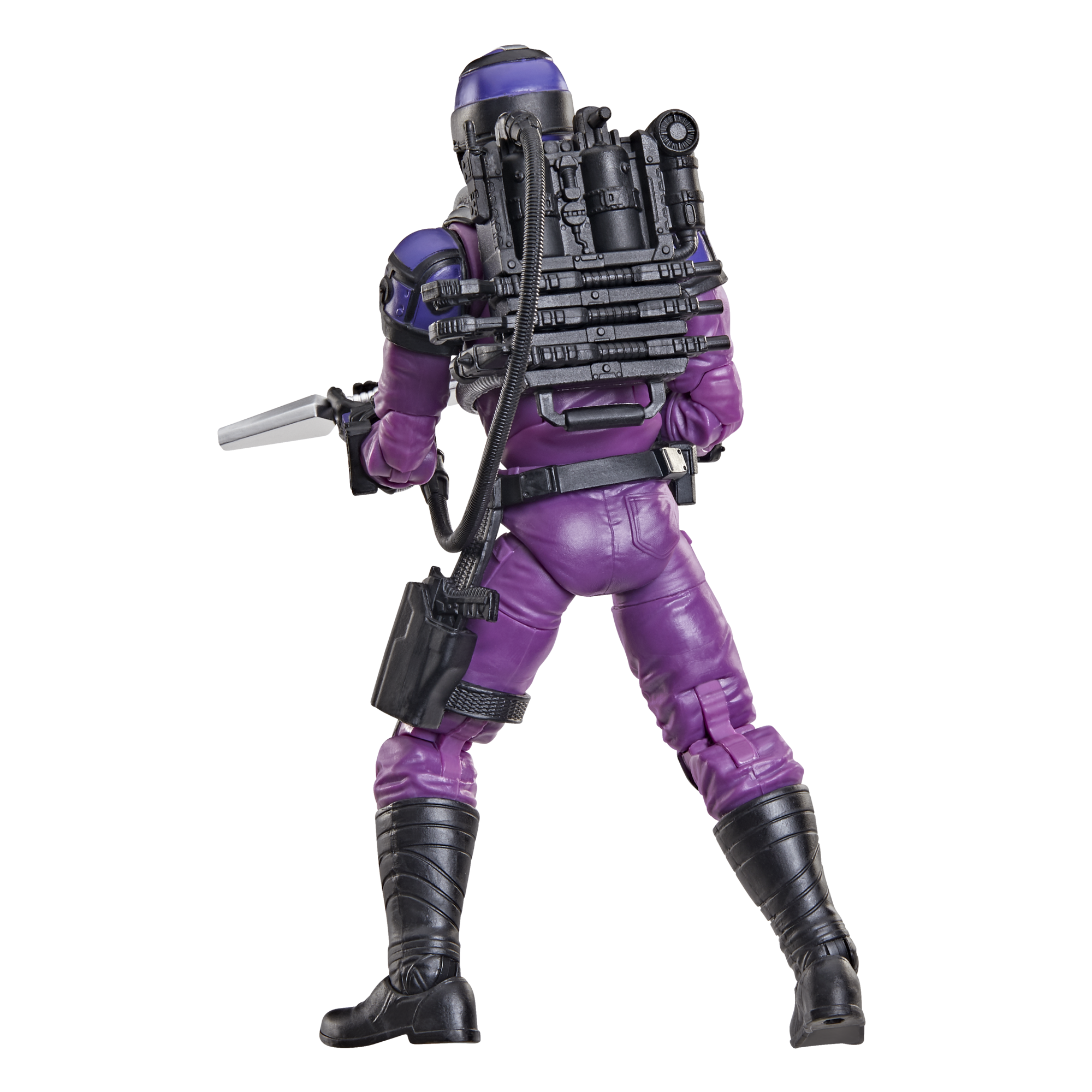Techno-Viper G.I. Joe Classified Retro 6-Inch Figure — Back View Showing Full Backpack and Belt Holster