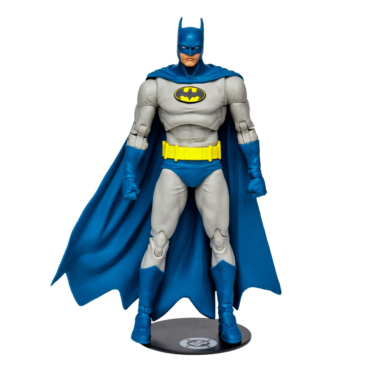Batman Knightfall DC Multiverse 7-Inch Figure — Front View on Figure Base White Background