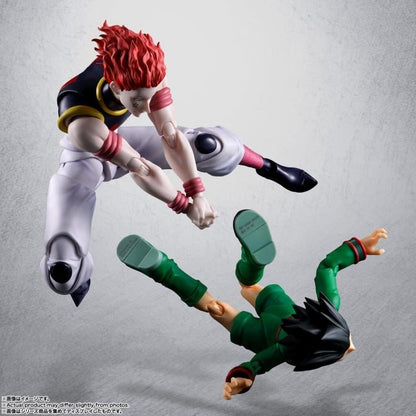 Hisoka Hunter x Hunter S.H.Figuarts 6.7-Inch Figure — Airborne Combat Pose with Gon