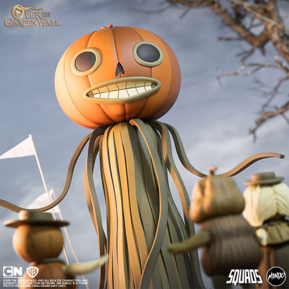 Enoch Over the Garden Wall Mondo Figure — Low Angle Outdoor Detail with Pumpkin People