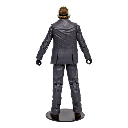 Joker Dark Knight DC Multiverse 7-Inch Figure — Back View on Figure Base Showing Suit Detail