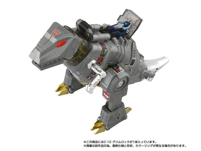 Grimlock Missing Link C-12 Transformers Figure — Dinosaur Mode with Human Figure Rider