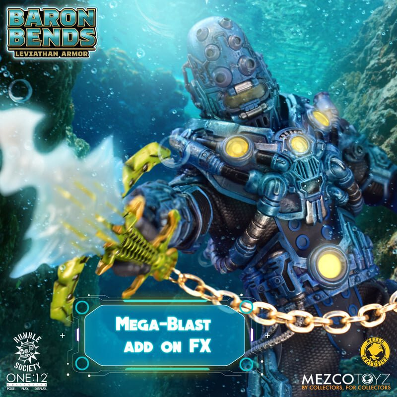 Baron Bends Leviathan Armor One:12 Collective Figure — Mega-Blast FX Add-On with Omni Glaive and Chain Weapon